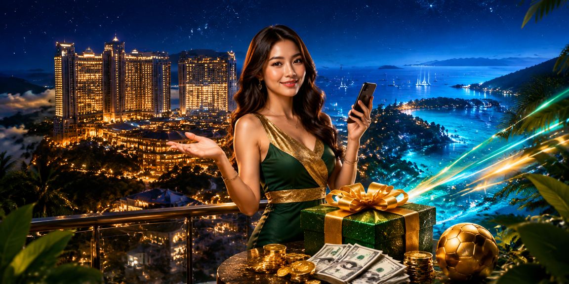 Suasana kasino mewah Genting Highlands dengan meja permainan langsung