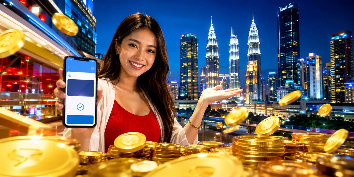 Antara muka aplikasi kasino langsung 395 di Kuala Lumpur dengan pilihan meja baccarat