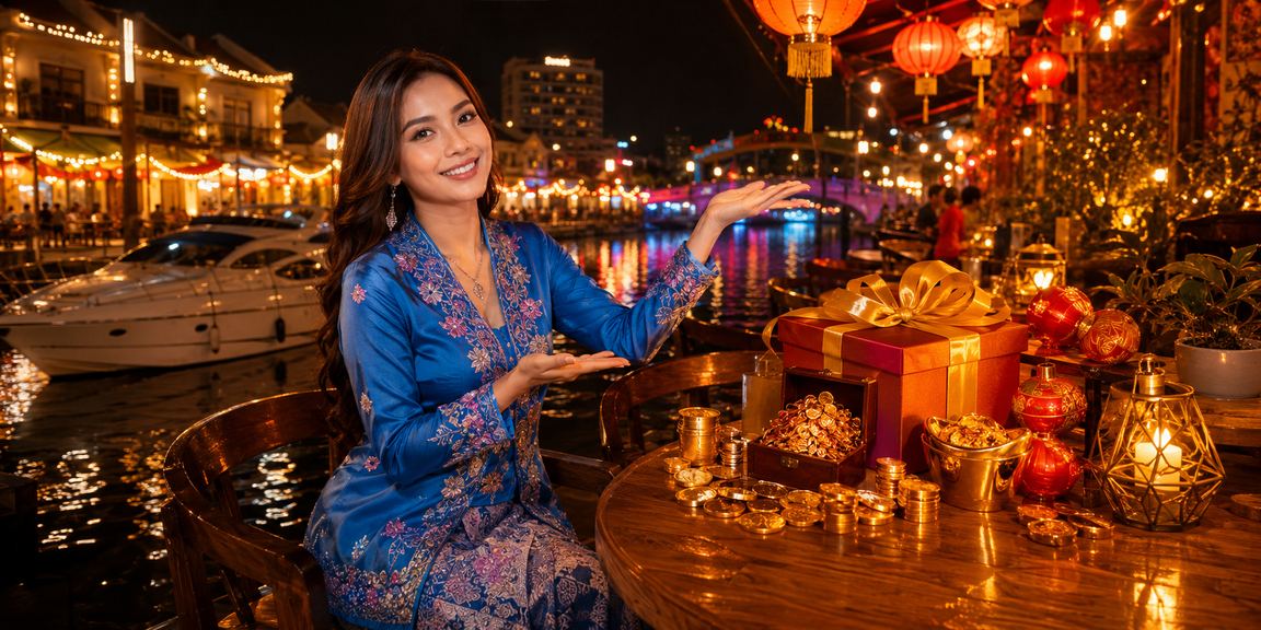 Bonus deposit kasino langsung 395 dengan suasana budaya Melaka berpakaian baju kurung