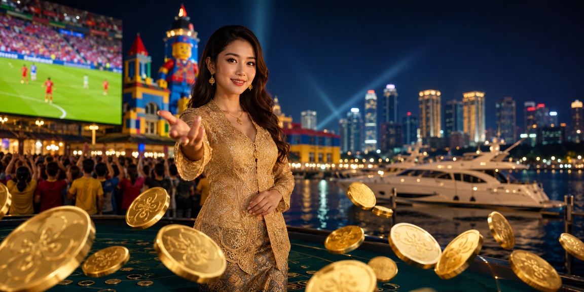 Suasana meja kasino baccarat dan roulette dalam talian di Malaysia dengan gaya kebaya